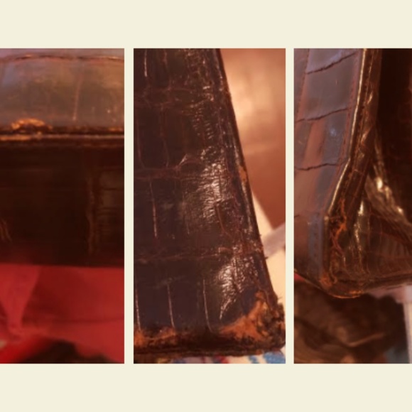 SOLD. Vintage 1950’s Vassar Alligator Handbag - Picture 8 of 8